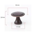 Ver imagem 2 de Puxador Redondo Colonial Kit com 10 Unidades: Bronze