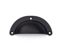 Ver imagem 2 de Puxador Concha Colonial Kit com 10 Unidades: Preto Fosco