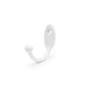 Ver imagem 1 de Cabide para Roupa Cabides Gancho Parede Metal Kit 10 Pecas Barato: Branco