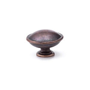 Puxador Redondo Em Latão Metal Para Móveis porta gaveta 10un: Bronze