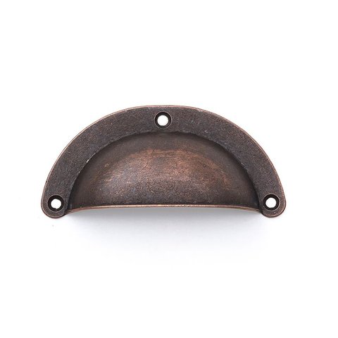 Puxador Concha Colonial Kit com 12 Unidades: Bronze