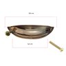Kit Puxador Concha Rose Gold Puxadores para Moveis 10 Unid - 2