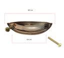 Ver imagem 2 de Kit Puxador Concha Rose Gold Puxadores para Moveis 10 Unid