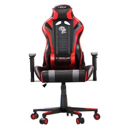 Cadeira Gamer Ergonômica Blackhawk, Elg, Ch05bkrd, Inclinação até 180º e 150kg, Preto e Vermelho - 1