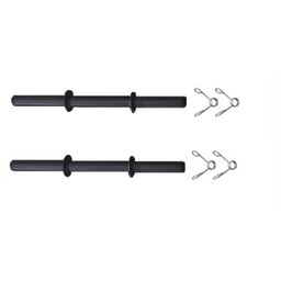 Kit Halter Musculação 12Kg Anilhas, Barras E Presilhas - 3
