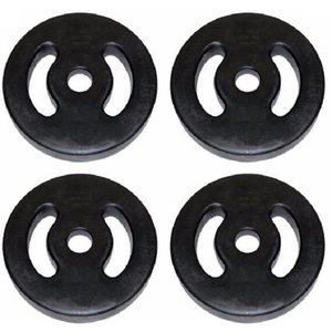Kit Halter Musculação 12Kg Anilhas, Barras E Presilhas