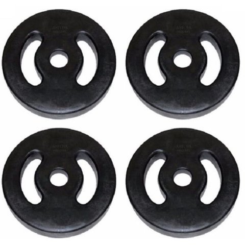 Kit Halter Musculação 12Kg Anilhas, Barras E Presilhas