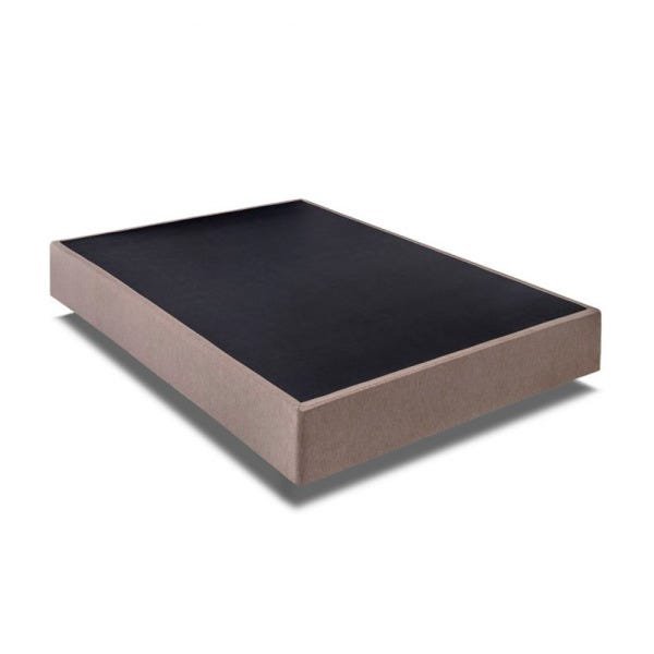 Base Box Casal - Suede Bege - 1