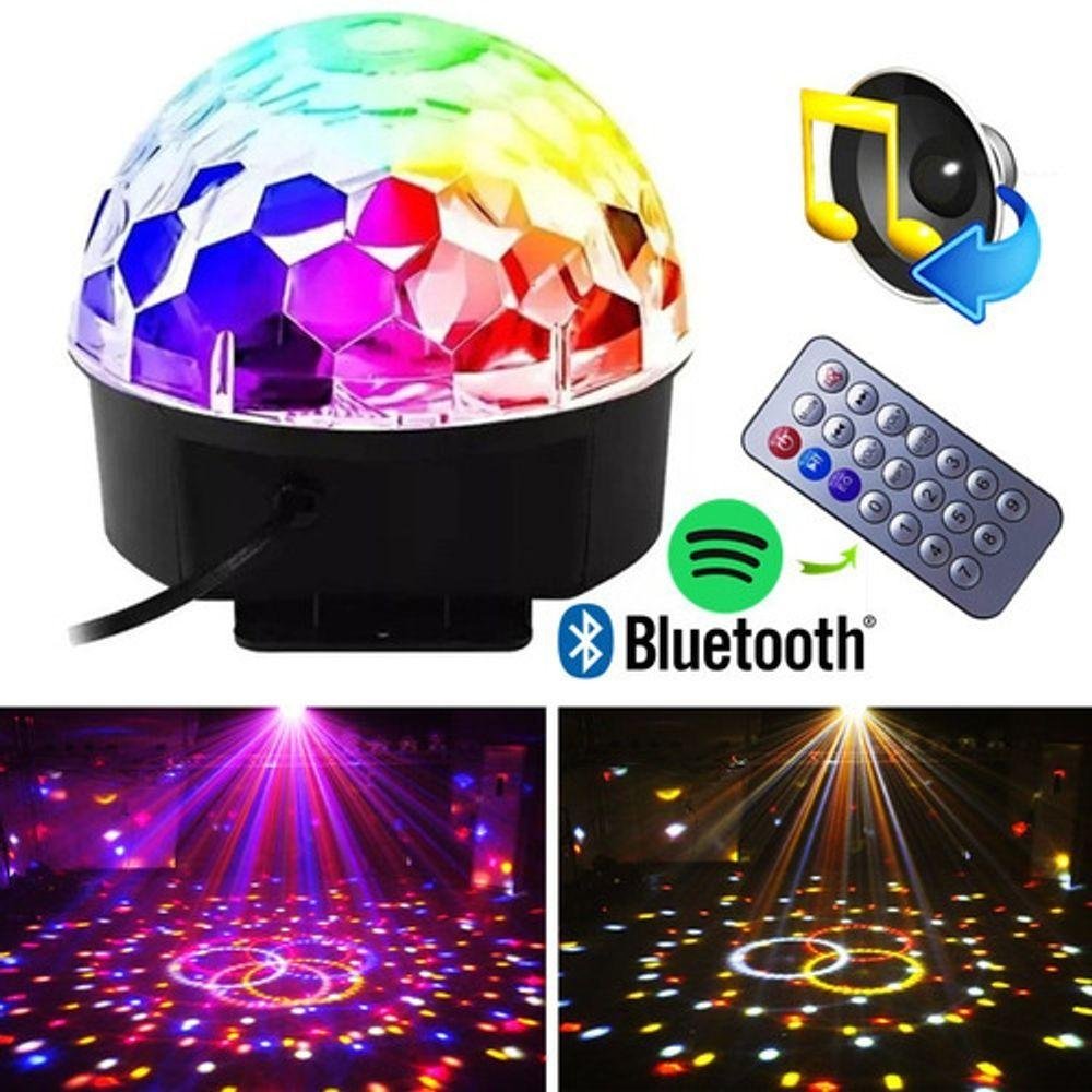 Globo Colorido Jogo de Led Bluetooh Strobo Rgb Iluminação - 2