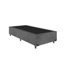 Base Box Solteiro - Suede Cinza - 1