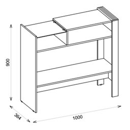 Aparador Menfis Off White/buriti - 5