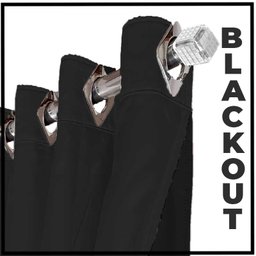 Cortina Blackout Lea Corta Luz 6,20 X 2,60 Quarto Preto - 4
