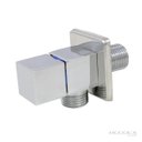 Ver imagem 6 de Ducha Higiênica Quadrada Registro Metal Cromado 1/4 De Volta