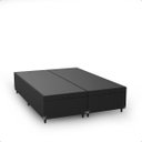 Ver mais imagens de Cama Box Baú Casal Bipartido - 44x138x188cm - Couro Preto