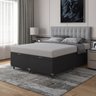 Cama Box Baú Queen Bipartido - 44x158x198cm - Couro Preto - 6