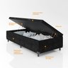 Cama Box Baú Solteiro - 44x88x188cm -suede Preto - 5