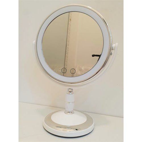Espelho para Maquiagem de Parede com Lente de Aumento Bivolt Mobile Lux  33x26,5x42cm Gardie