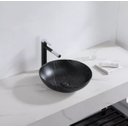 Ver imagem 4 de Cuba Apoio Evier Nero Marble Banheiro Lavabo Marmorizado Preto