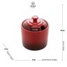 Açucareiro Cerâmica 9x10cm Retrô Vermelho - Wolff - 3
