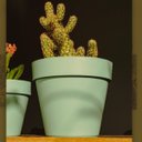 Ver imagem 7 de Vaso Plástico Unique 16 (16x14cm) Cor Terracota Japi