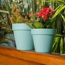 Ver imagem 5 de Vaso Plástico Unique 16 (16x14cm) Cor Terracota Japi