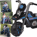 Ver imagem 3 de Moto Triciclo Eletrico Infantil Biemme Fox Dark Azul 6v
