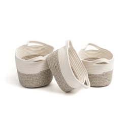 Kit Cestos duo cordas com alças 3pcs - Oikos - 2