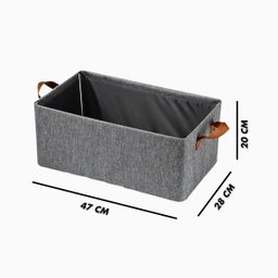 Cesto Caixa Organizadora Dobrável para Guarda-roupa Armários - 9