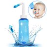 Garrafa Higienizador Lavador Nasal Adulto e Infantil 300ml - 1