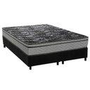 Ver imagem 1 de Cama Box Queen: Colchão Ortopédico Paropas D28 Conforto Ultra Firme + Base Crc Suede Black (
