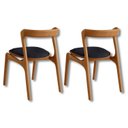 Ver imagem 3 de Conjunto com 2 Cadeiras em Madeira Celeste