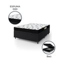 Ver imagem 4 de Cama Box Com Baú Casal Colchão Espuma 138x188x50cm Polar Branco / Preto