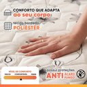 Ver imagem 5 de Cama Box com Baú Casal Colchão Espuma 138x188x50cm Polar Branco / Preto
