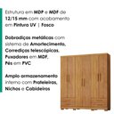 Ver imagem 5 de Guarda Roupa Casal 6 Portas 4 Gavetas 182 cm Santiago Cedro Rudk