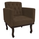 Ver imagem 4 de Kit Diva Recamier Diana 160cm Lado Direito e 01 Poltrona Classic Suede - Doce Sonho Móveis RECAMIER