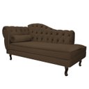 Ver imagem 3 de Kit Diva Recamier Diana 160cm Lado Direito e 01 Poltrona Classic Suede - Doce Sonho Móveis RECAMIER
