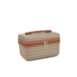 Mala de Viagem Polo King em ABS + Frasqueira Champanhe - 1871 - 2