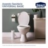 Assento Sanitario Pp Universal Basic Branco Soft Close Smart Depot - 3