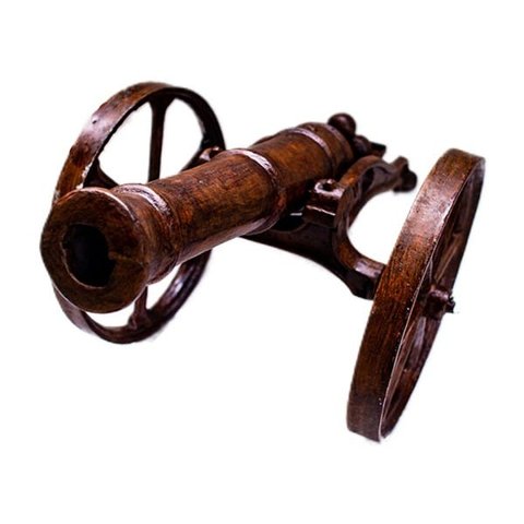 CANHÃO ORNAMENTAL FERRO FUNDIDO PRONTO ARTES