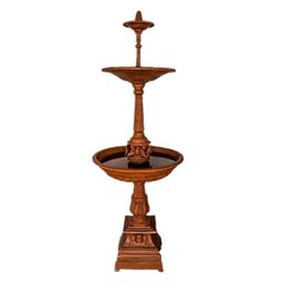 CHAFARIZ 3 QUEDAS 2M 30CM BASE ANJO FERRO FUNDIDO PRONTO ARTES - 1