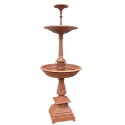 CHAFARIZ 3 QUEDAS 2M 30CM BASE ANJO FERRO FUNDIDO PRONTO ARTES - 2