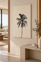 Ver imagem 1 de Quadro Palmeira Tropical Minimalista 40x60