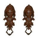 Ver imagem 1 de Batedor de Porta Princesa 02Un Ferro Fundido Pronto Artes