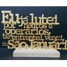 Frase decorativa Vasco em MDF cru recortado a laser com base para ficar em pé - 2