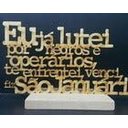 Ver imagem 2 de Frase Decorativa Vasco em Mdf Cru Recortado a Laser com Base para Ficar em Pé