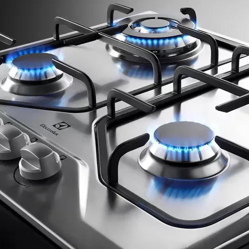 Cooktop 4 Bocas À Gás Electrolux Gt60x Bivolt Inox - 2