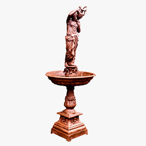 ESCULTURA DEUSA JARDIM FERRO FUNDIDO PRONTO ARTES