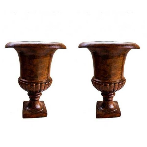 VASO HOLANDA ÂNFORA 77x62CM FERRO FUNDIDO 02UN PRONTO ARTES