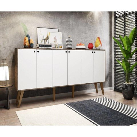 Balcão Aparador Buffe Retro 6 Pts Castani Guatemala Casa Moderna