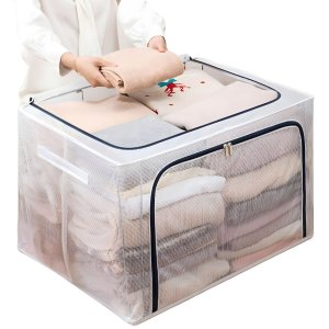 Caixa Organizadora Roupas Multiuso 66l - Praticidade e Espaço Inteligente